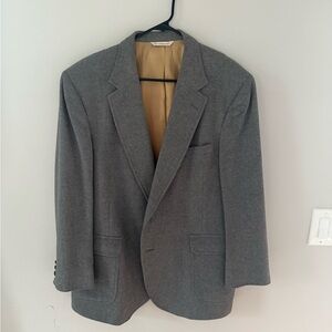 Saks Fifth Avenue Blazer 100% Camelhair Vintage Size 46 Men’s EUC